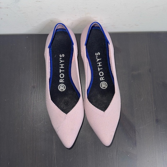 Rothy’s Petal Pink Point Flat (Retired!) - Picture 2 of 6